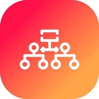 Labeled Hierarchy Creative Icon Design vector