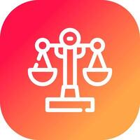 Law Creative Icon Design vector