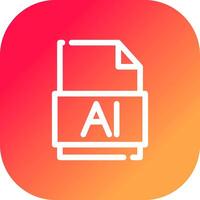 Ai File Creative Icon Design vector