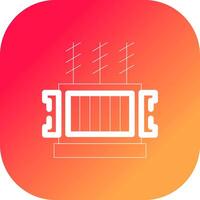 Power Transformer Creative Icon Design vector