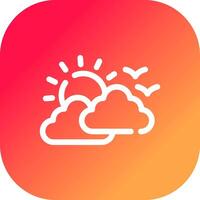 Good Weather Creative Icon Design vector