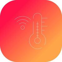 termostato creativo icono diseño vector