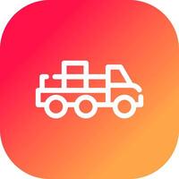 Mover Truck Creative Icon Design vector