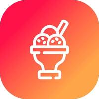 Dessert Creative Icon Design vector