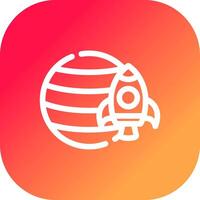 Planet Creative Icon Design vector