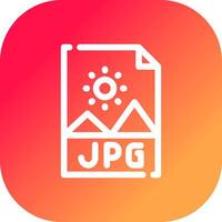 Jpg File Creative Icon Design vector