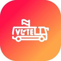 diseño de icono creativo de autobús vector