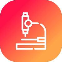 Microscope Creative Icon Design vector