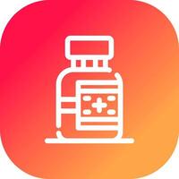 diseño de icono creativo de medicamentos vector