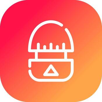 Kitchen Timer Creative Icon Design vector