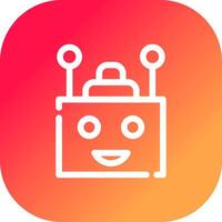 Chatbot Creative Icon Design vector