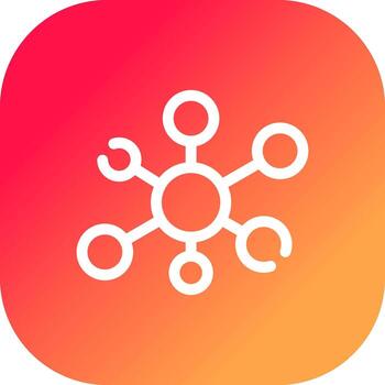 mapa mental creativo icono diseño vector