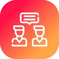 Meetings Creative Icon Design vector