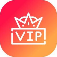 VIP Creative Icon Design vector