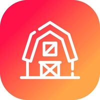 Barn Creative Icon Design vector