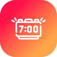 diseño de icono creativo de alarma vector