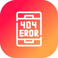 diseño de icono creativo de error vector