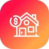 Mortgage Creative Icon Design vector