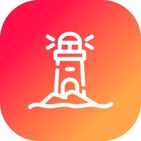 LightHouse Creative Icon Design vector