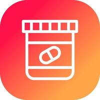 Pills Creative Icon Design vector