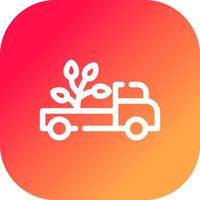 Delivery Truck Creative Icon Design vector