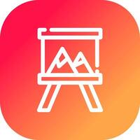 Canvas Creative Icon Design vector