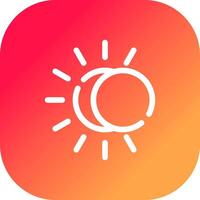 Eclipse Creative Icon Design vector