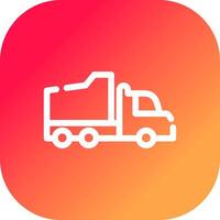 Truck Creative Icon Design vector