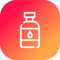 Water Bottle Creative Icon Design vector