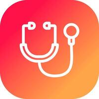 Stethoscope Creative Icon Design vector