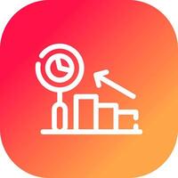 Predictive Analytics Creative Icon Design vector