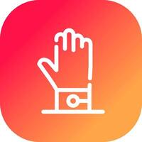 Glove Creative Icon Design vector