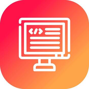 diseño de icono creativo de código vector