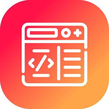 programación creativo icono diseño vector