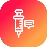 Syringe Creative Icon Design vector