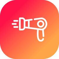 Hairdryer Creative Icon Design vector