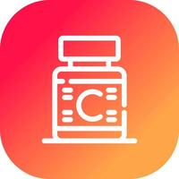 Vitamins Creative Icon Design vector