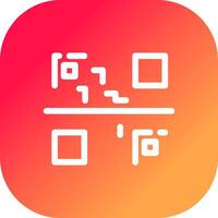 diseño de icono creativo de código qr vector