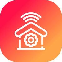 Home Automation Creative Icon Design vector