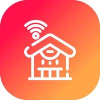 Infrared Sensor Creative Icon Design vector