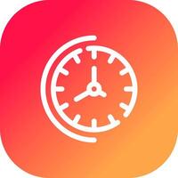 Timing Creative Icon Design vector