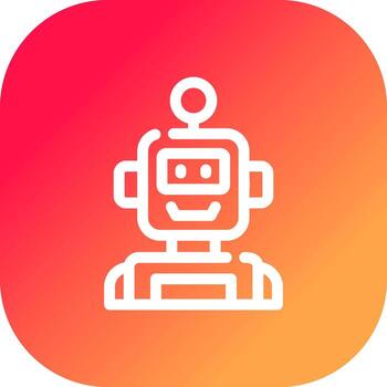 Bot Creative Icon Design vector