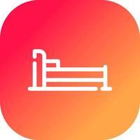 Bed Creative Icon Design vector