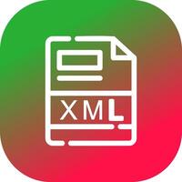 XML Creative Icon Design vector