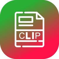 CLIP Creative Icon Design vector