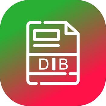 DIB Creative Icon Design vector
