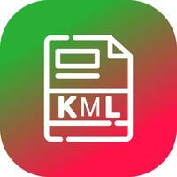 KML Creative Icon Design vector