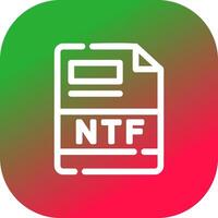 NTF Creative Icon Design vector