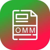 OMM Creative Icon Design vector