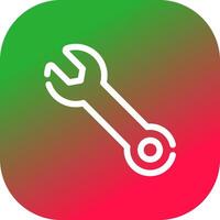 Wrench Creative Icon Design vector